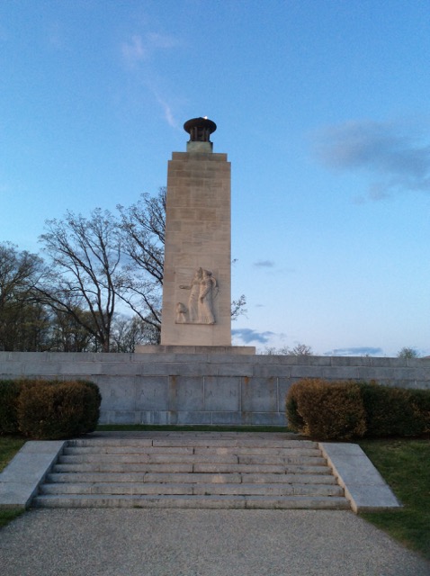 Photo of a memorial in Gettysburg